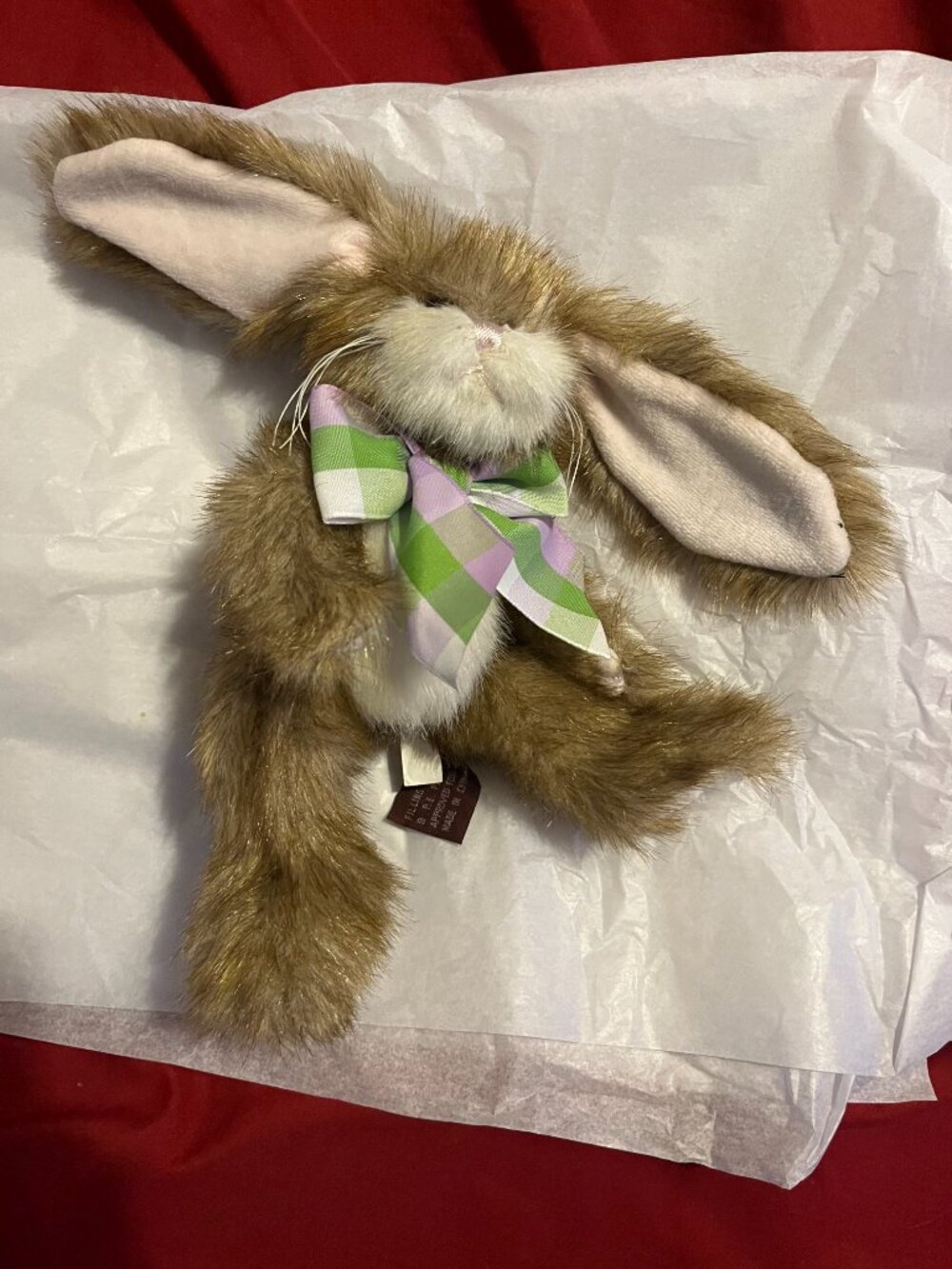 Bearington Collection Coco Brown Rabbit - Picture 2 of 6
